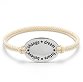 Cream bracelet